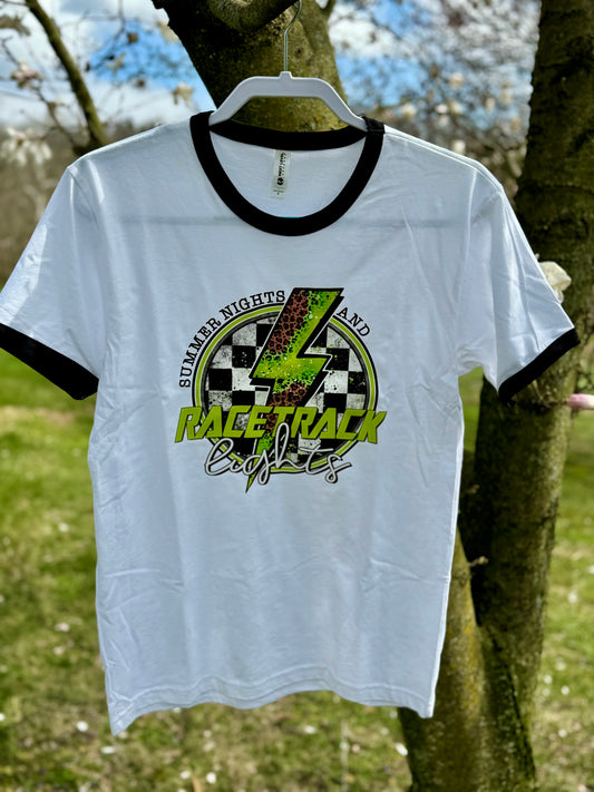 PreOrder Lime Summer Nights Race Track Lights Tee