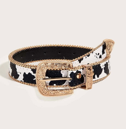 Cow Pattern Belt